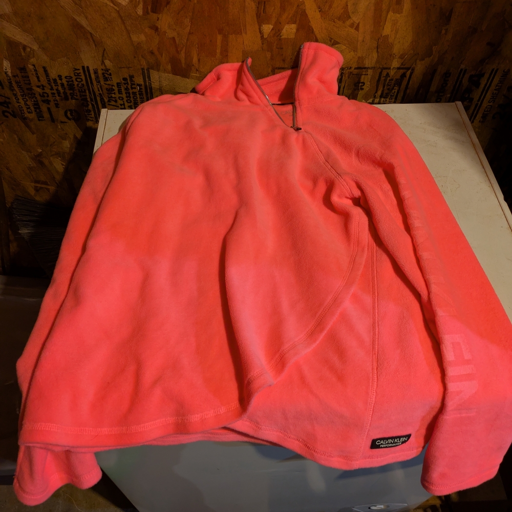 Calvin Klein Pink Pullover Hoodie